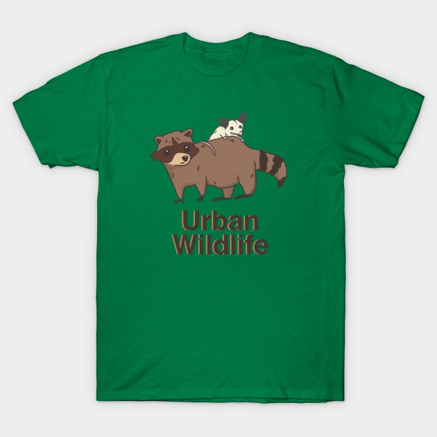 Urban Wildlife T-Shirt by klimon